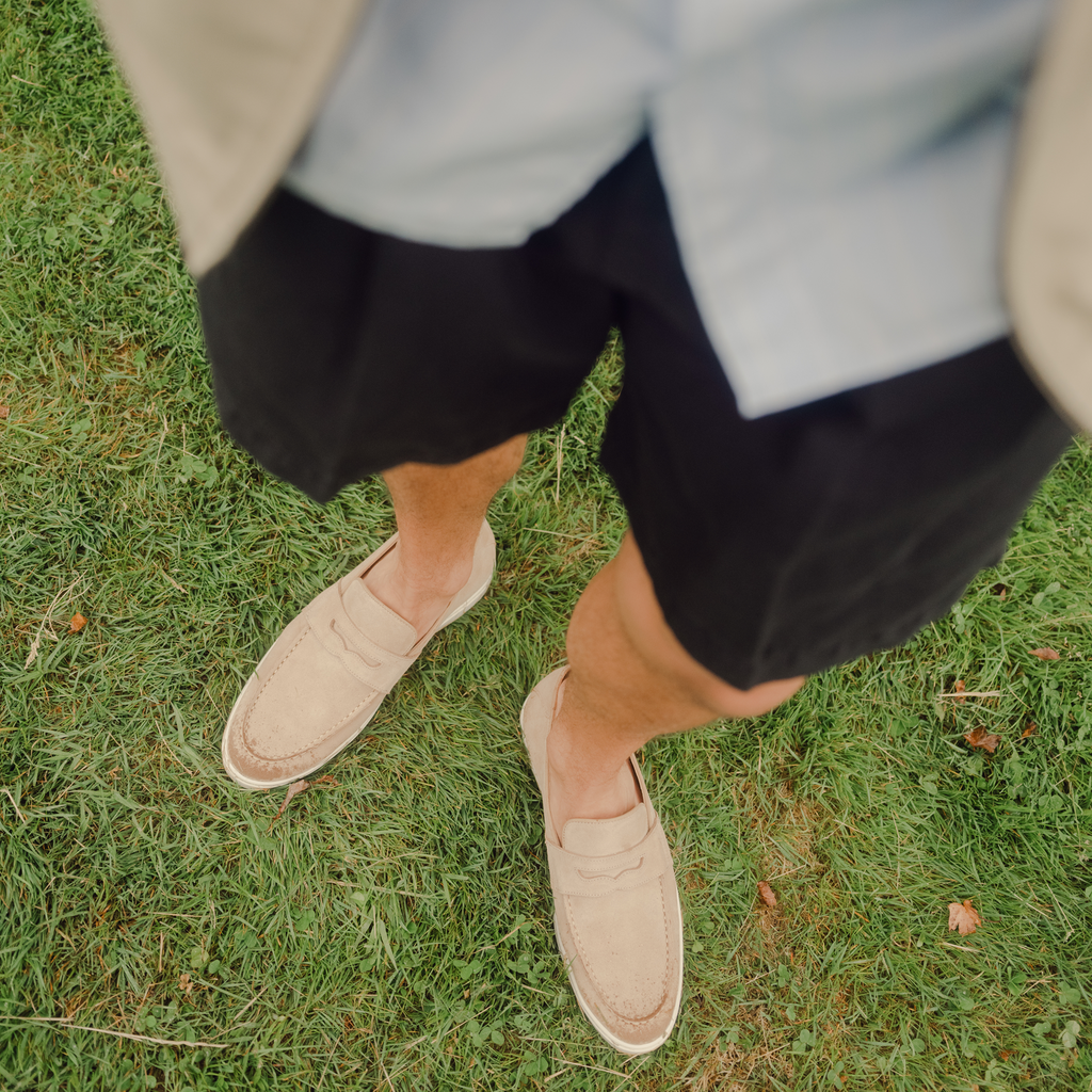 The Paros Penny Loafer - Sand